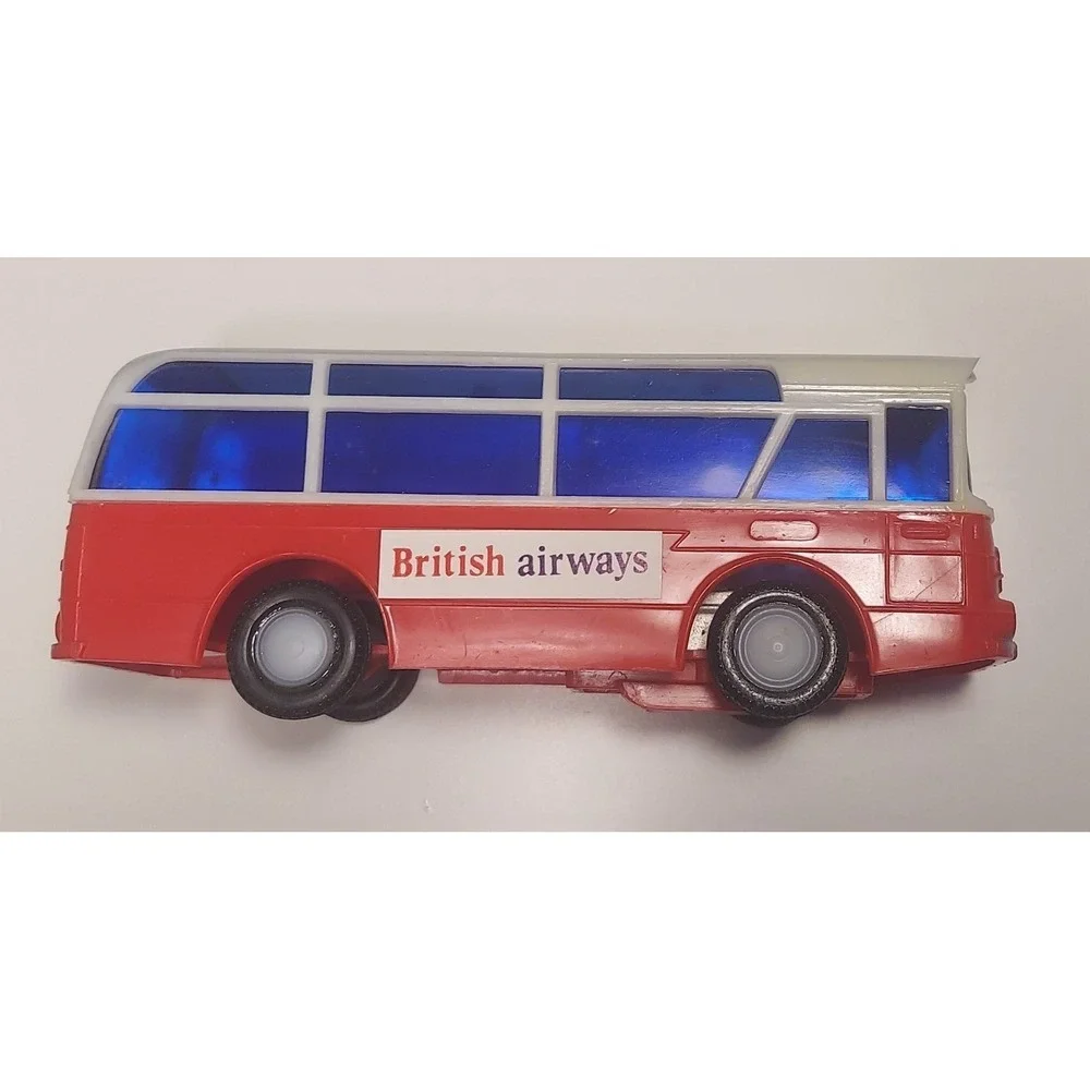 British Airways Friction Plastic Bus - Made In Hong Kong